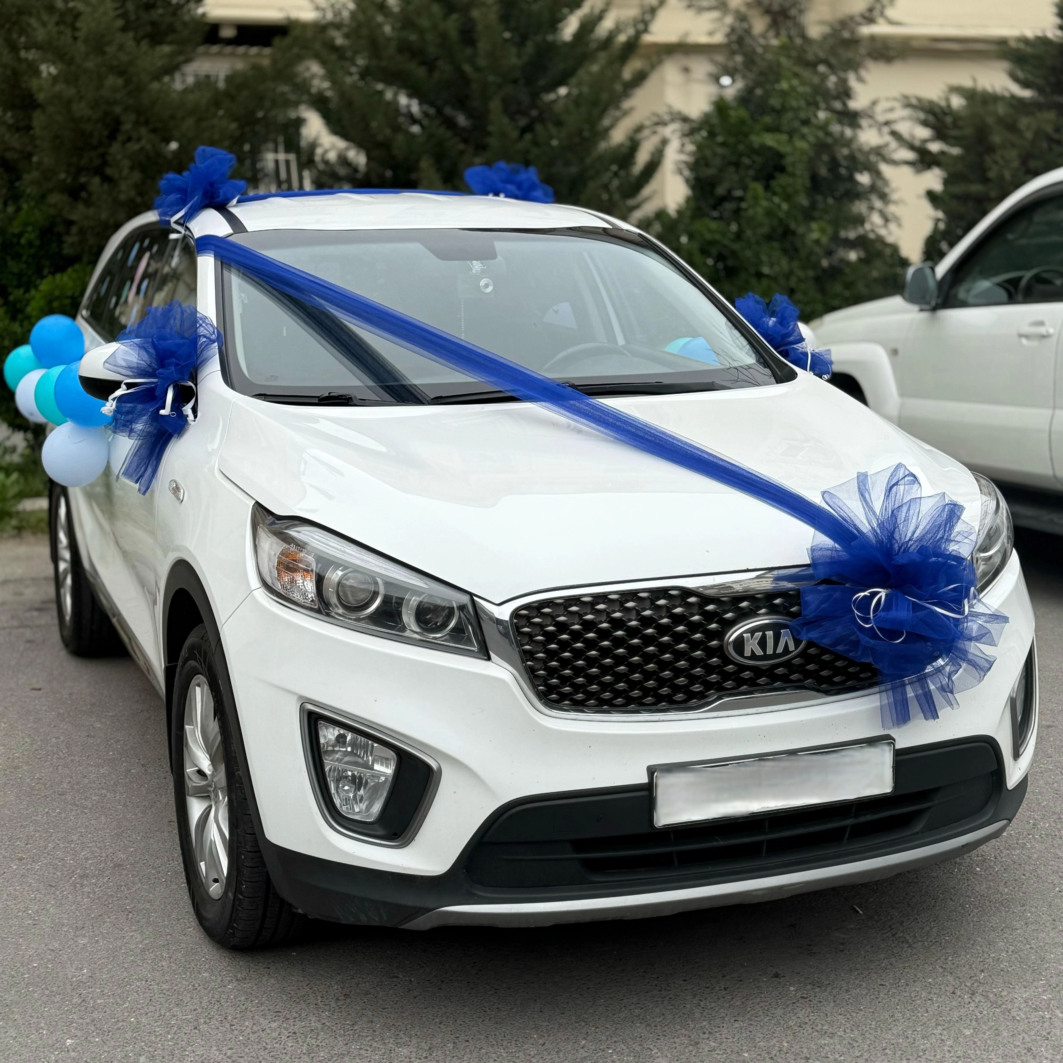 Xəstexana çıxışı maşın bəzəməsi