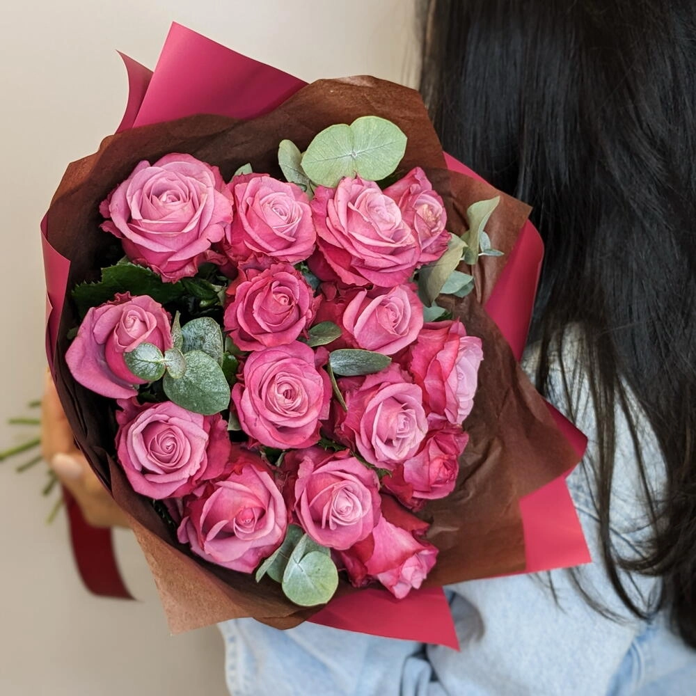 Çəhrayı roza buket