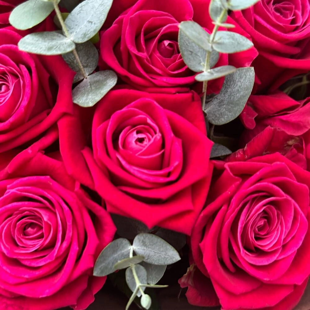 Qızılgül buketi 15 ədəd