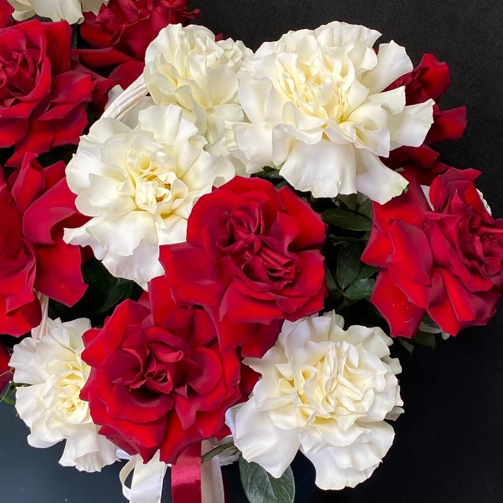 Gül səbəti 19 ədəd fransız açılışı ilə