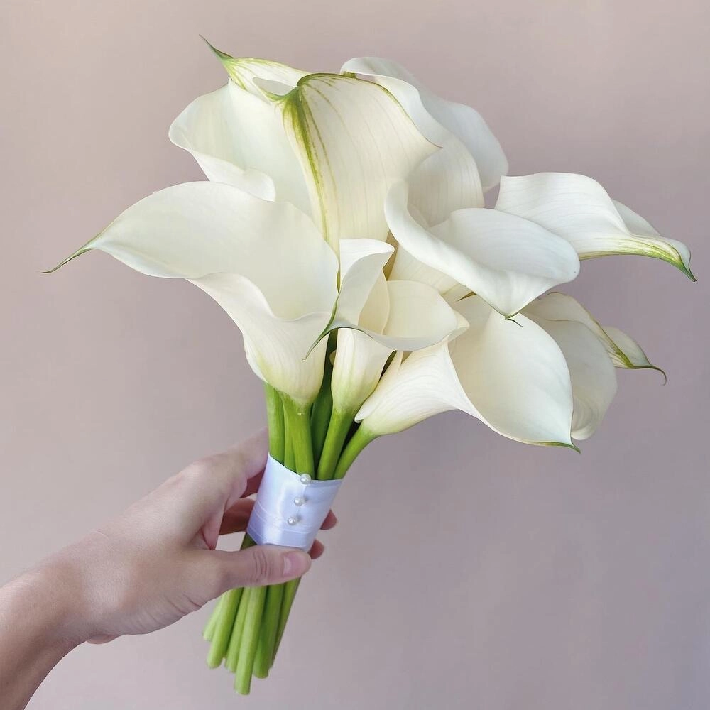 Gəlin buketi Ağ kala