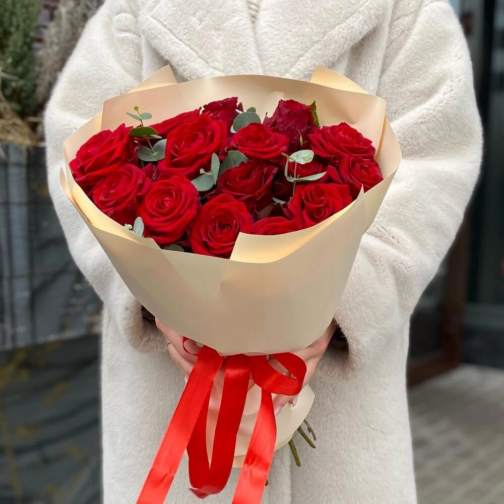 Qırmızı roza buket