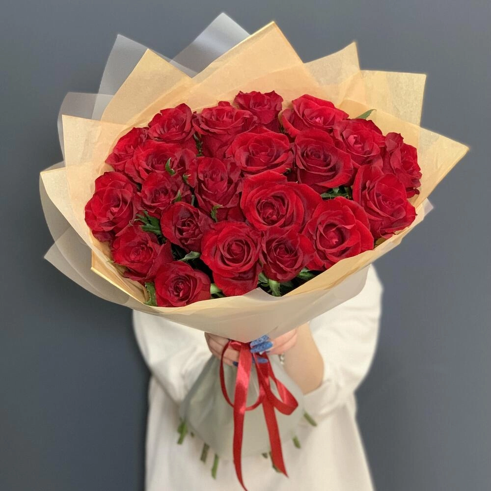 Roza buketi 21 ədəd