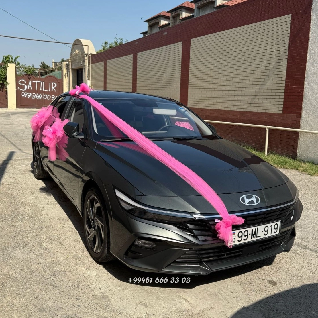 Maşın bəzəyi xəstaxana çıxışı üçün