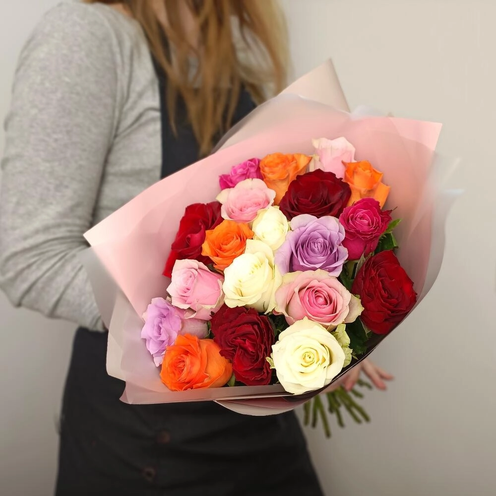 Rəngli qızılgüllər