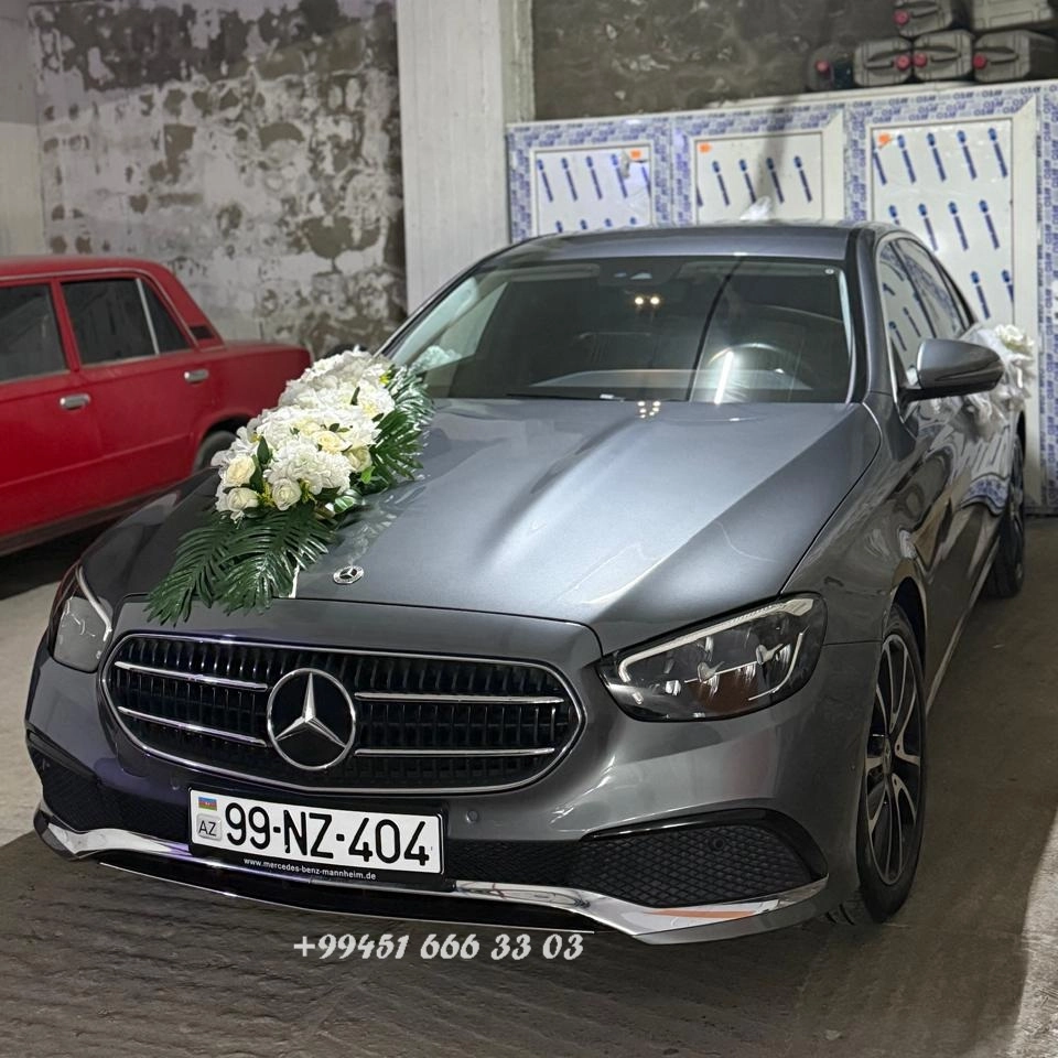 Maşın bəzədilməsi kirayə güllər