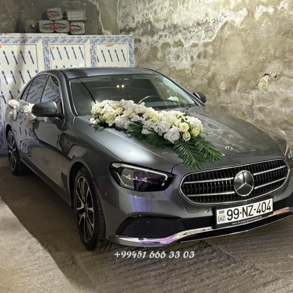 Maşın bəzədilməsi kirayə güllər