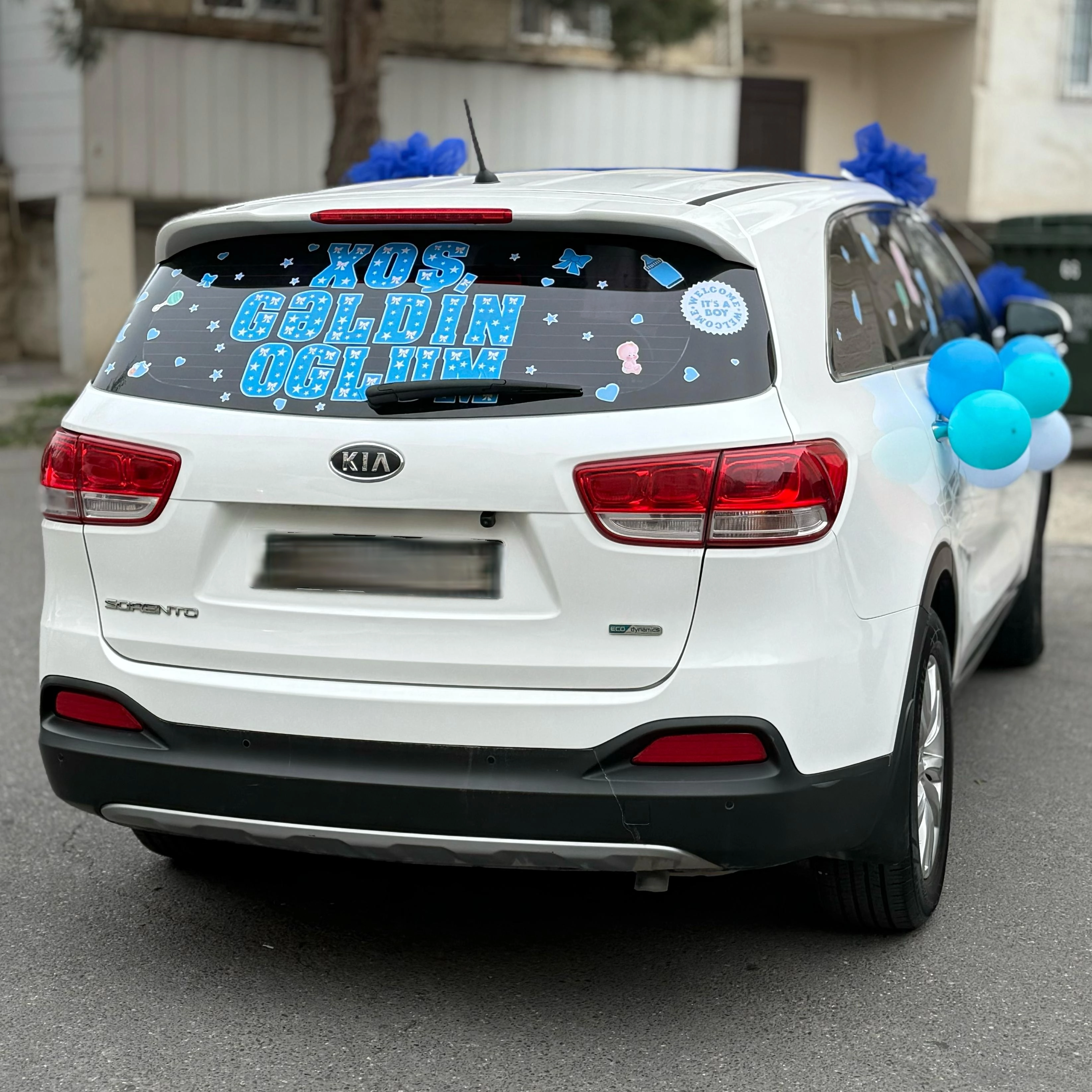 Xəstexana çıxışı maşın bəzəməsi