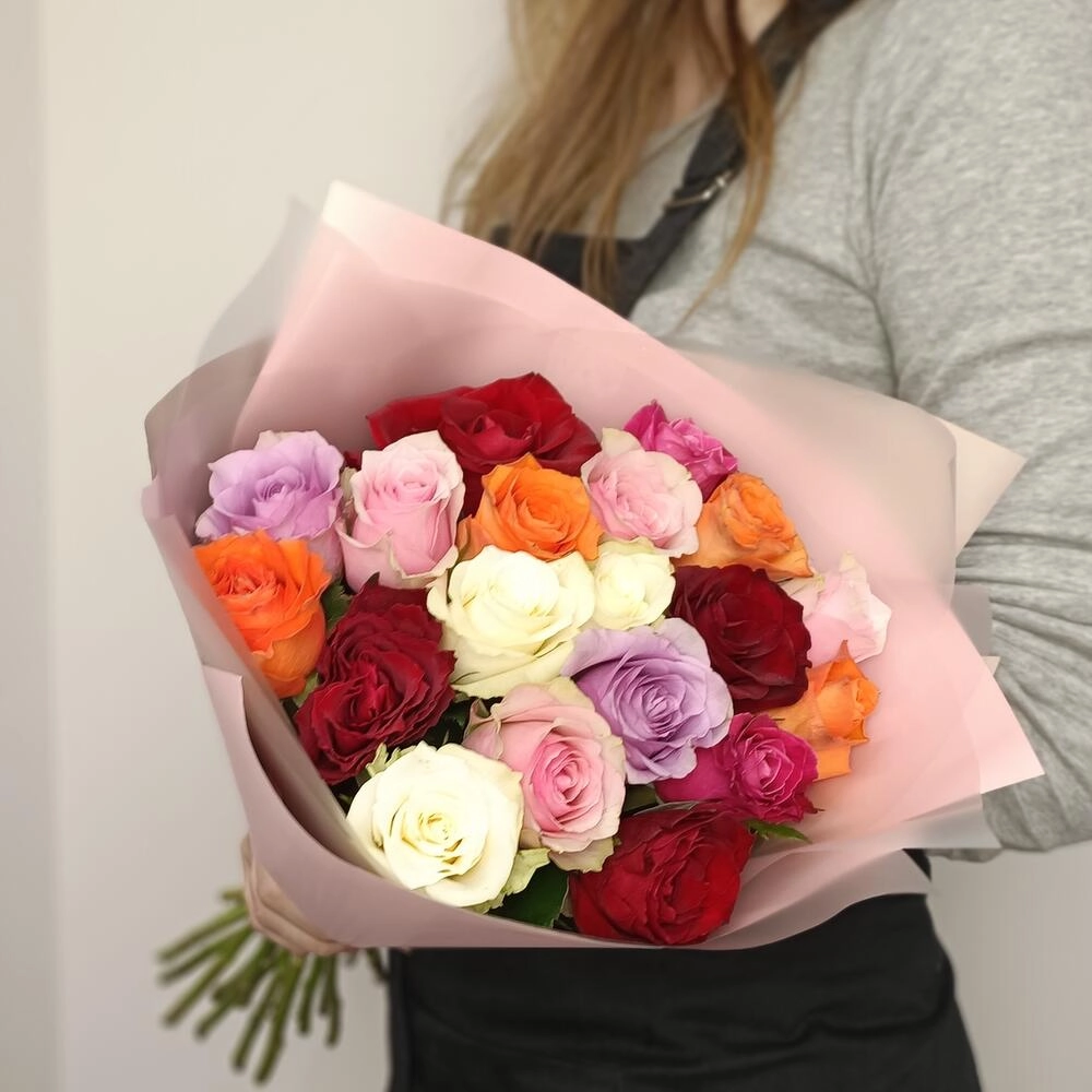 Rəngli qızılgüllər