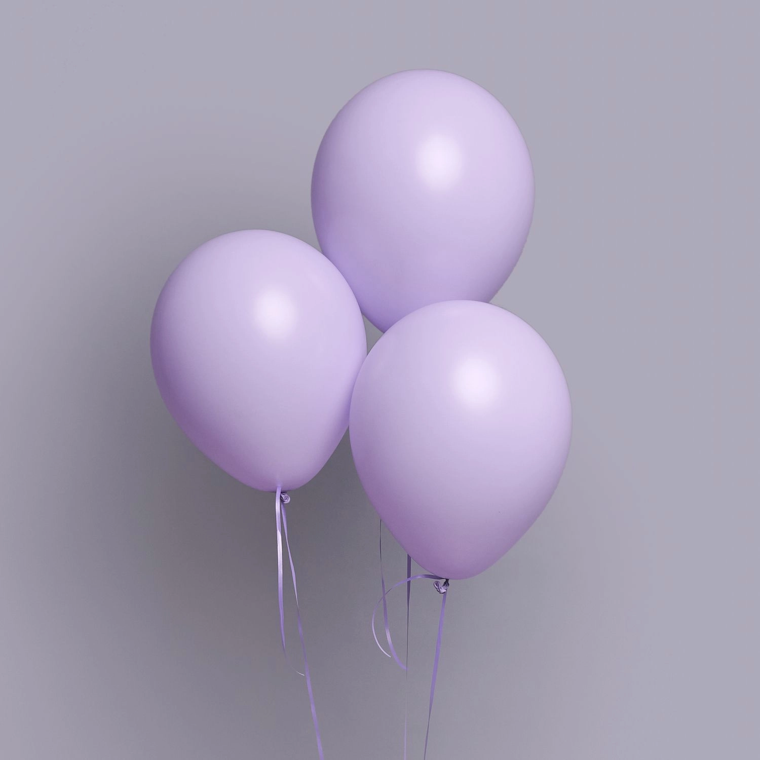 Helium şarlar açıq bənövşəyi 3 ədəd