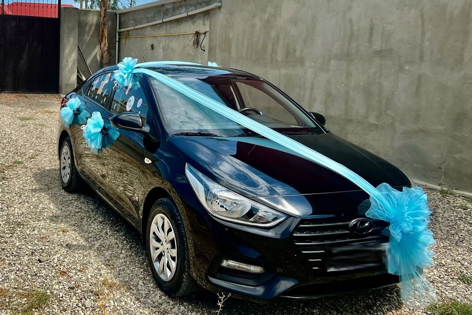 Yeni doğulmuş körpələr üçün xəstəxana çıxışı maşın bəzəmə