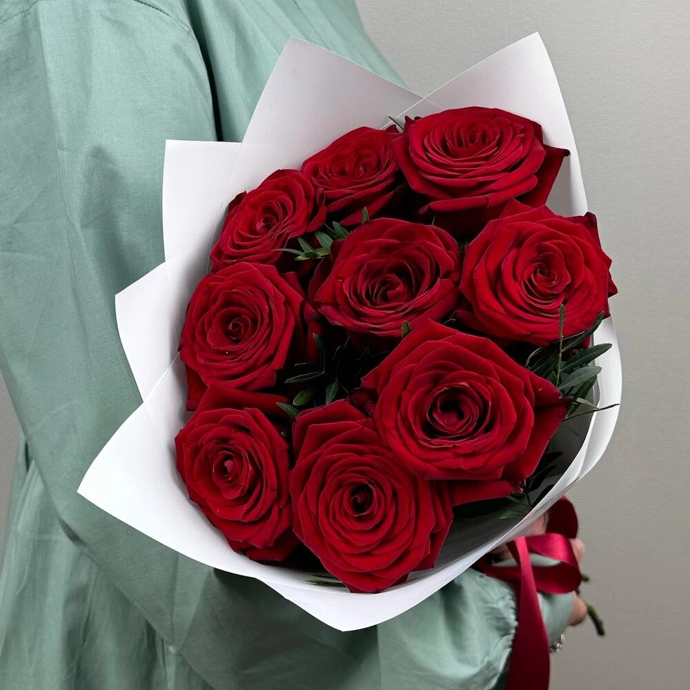 Qızılgül buketi 9 ədəd