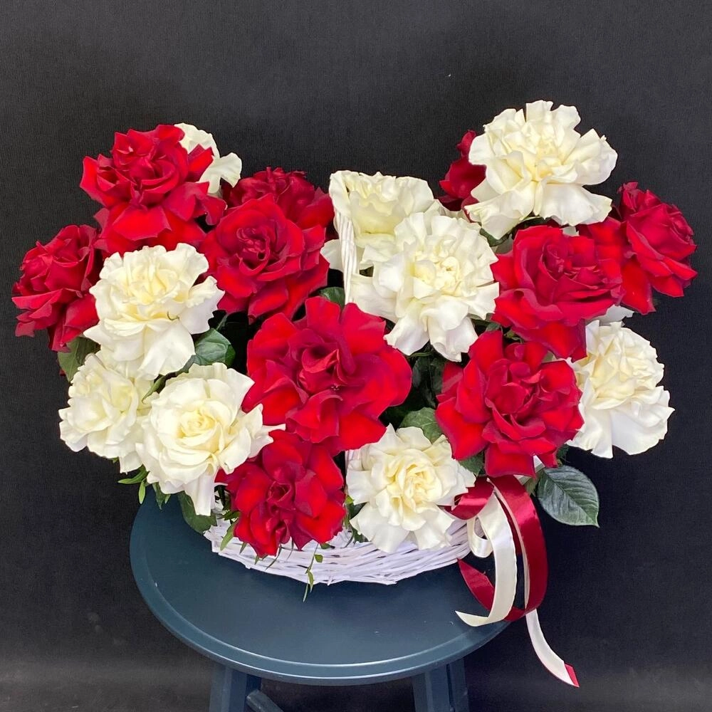 Gül səbəti 19 ədəd fransız açılışı ilə