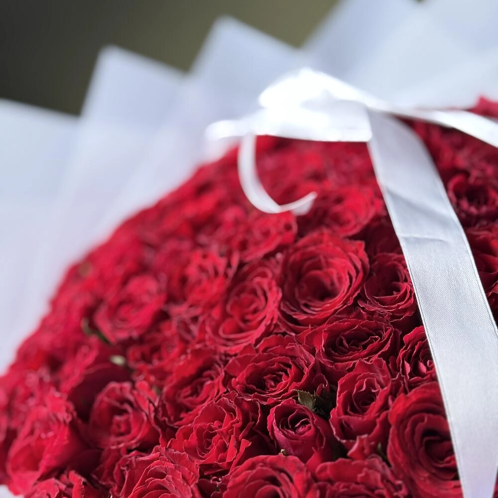 101 roza buket Qızılgül - Image 3