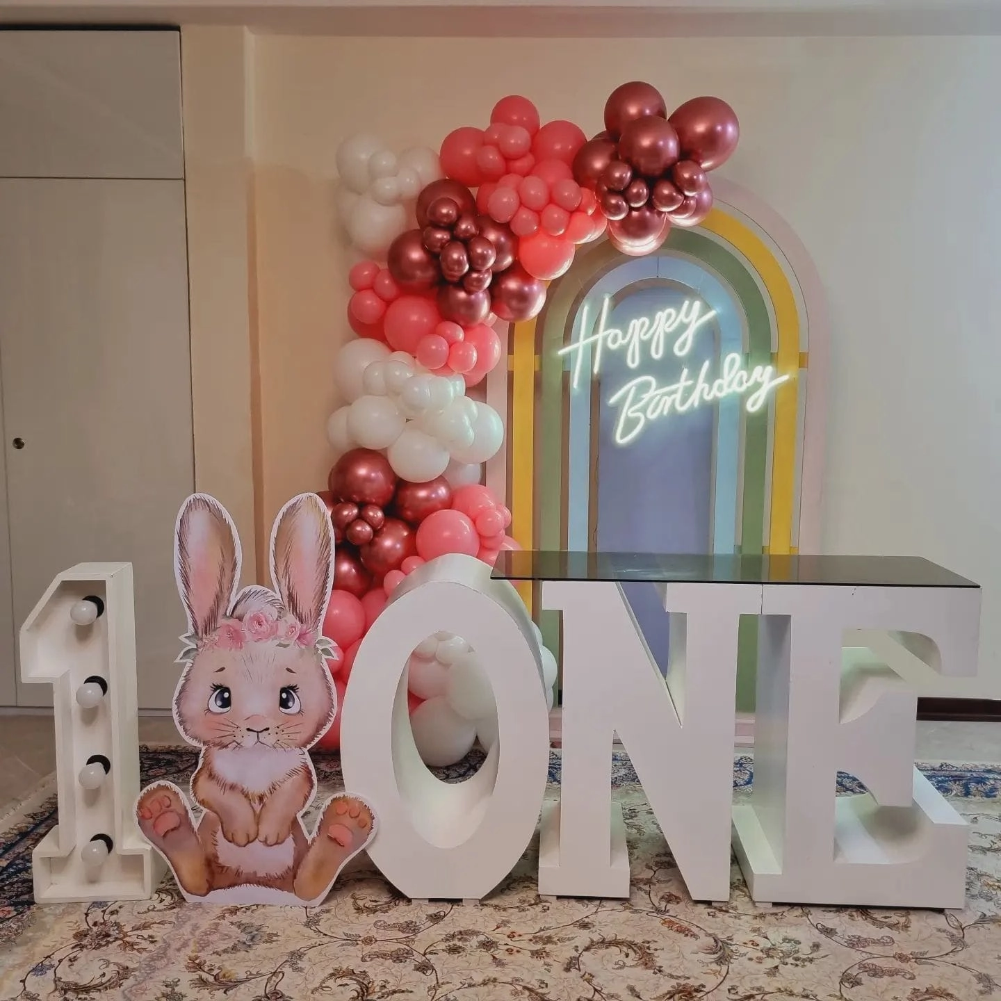 Ad günü dekoru "Rabbit" Dekorasiya