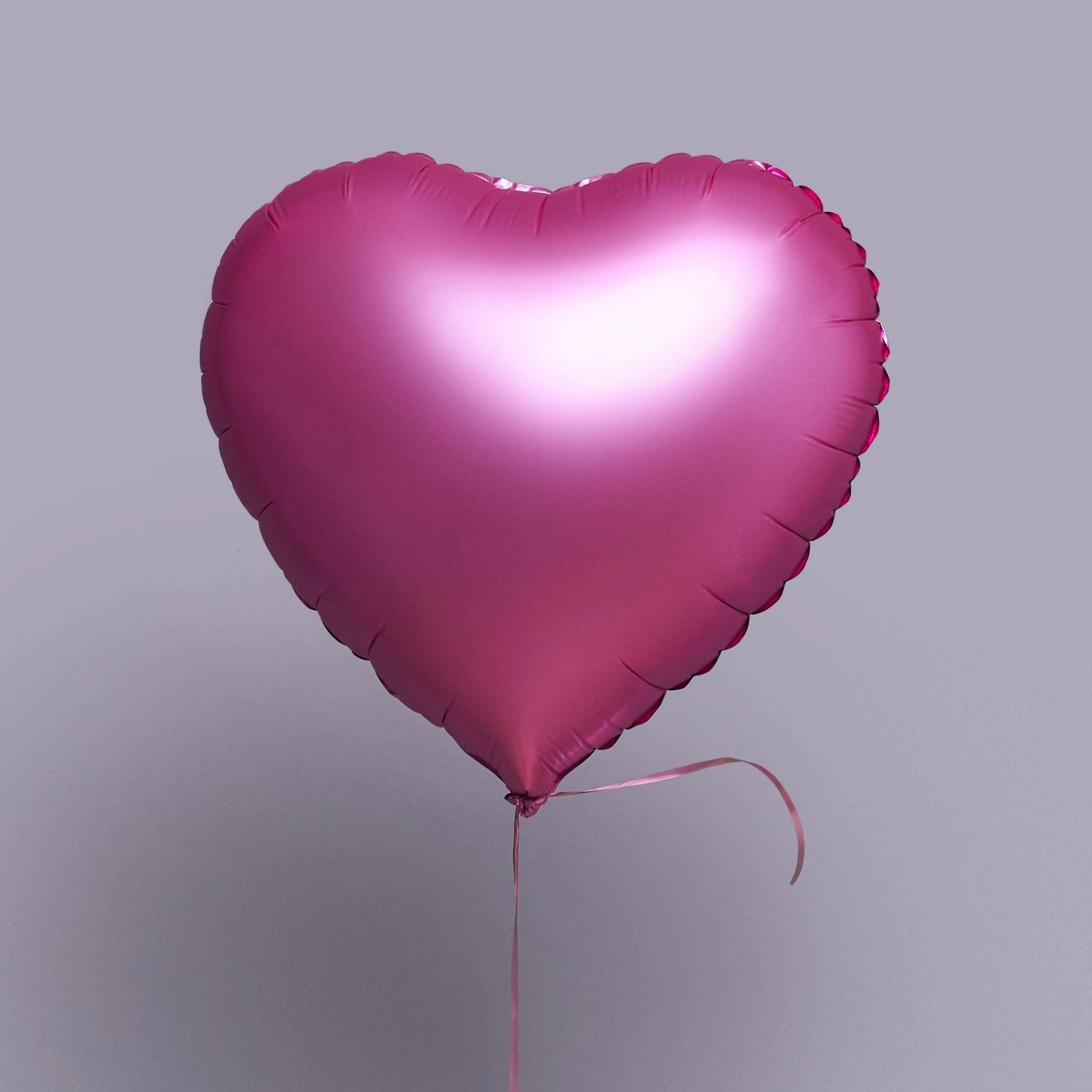 Helium şar pembe ürək Hədiyyə