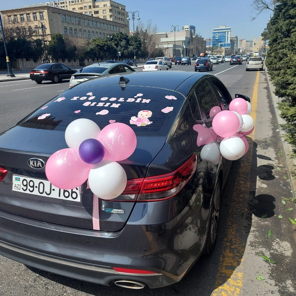 Yeni doğulmuş uşaq üçün maşın bəzəmə - Image 2