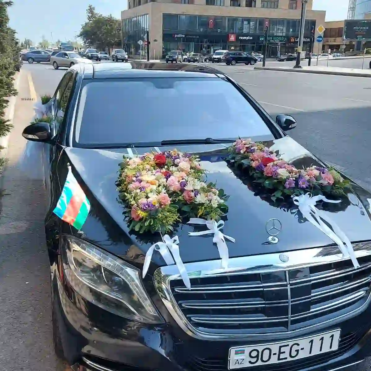 Gəlin maşını bəzəkləri hərflər