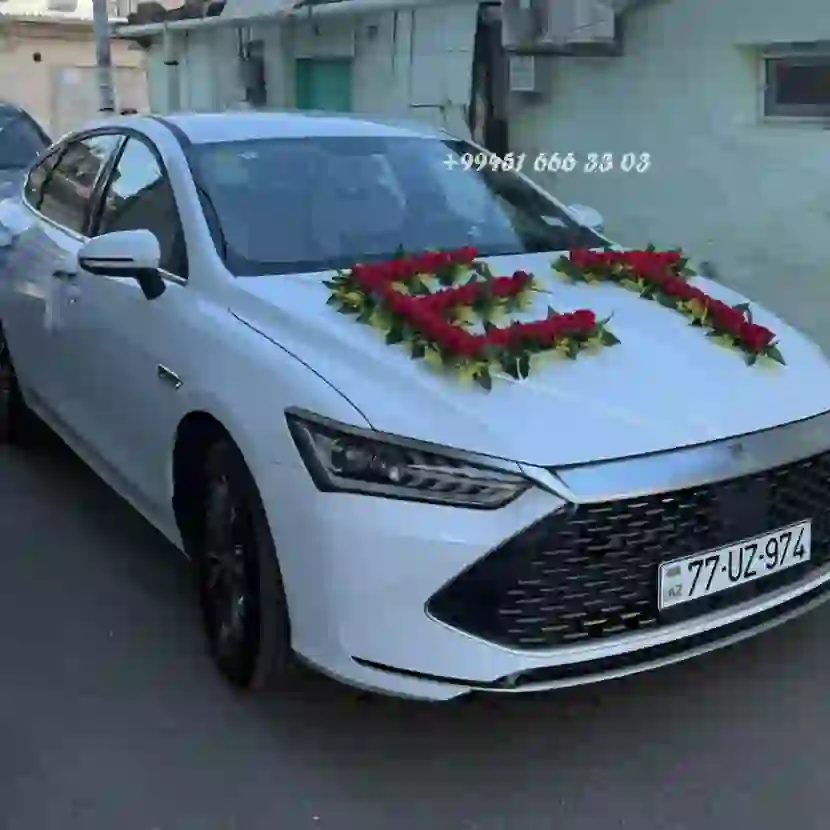 Gəlin maşını üçün hərflər