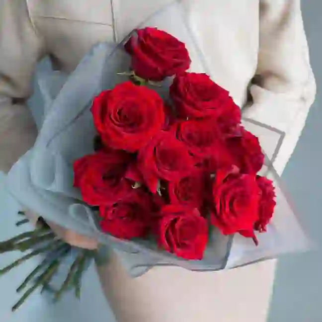 Qırmızı roza 15 ədəd