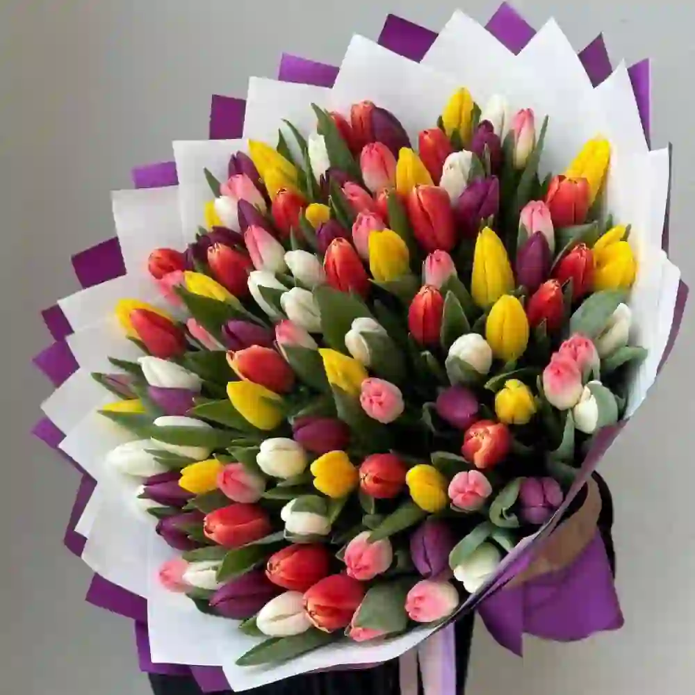 101 tulpan buket