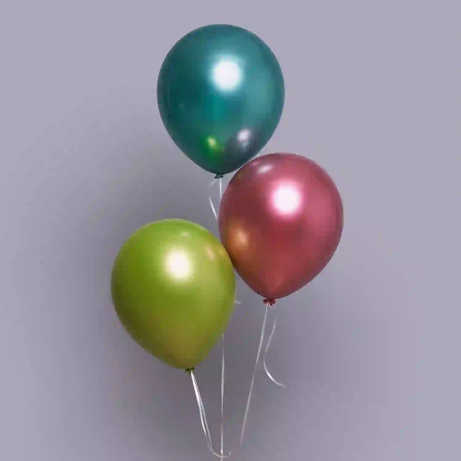 Helium xrom şarlar rəngli 3 ədəd