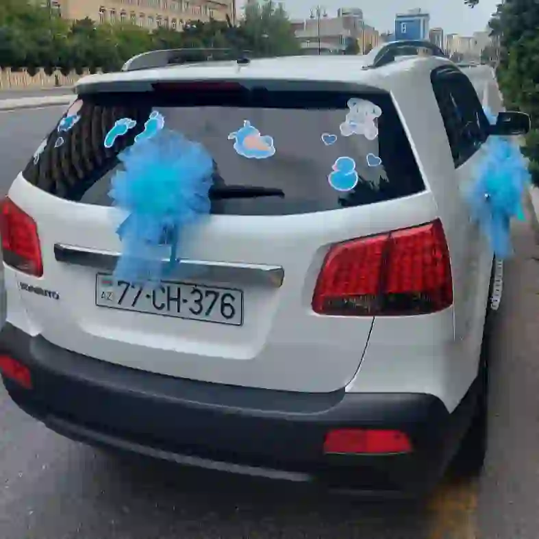 Maşın bəzəyi yeni doğulmuş körpə üçün
