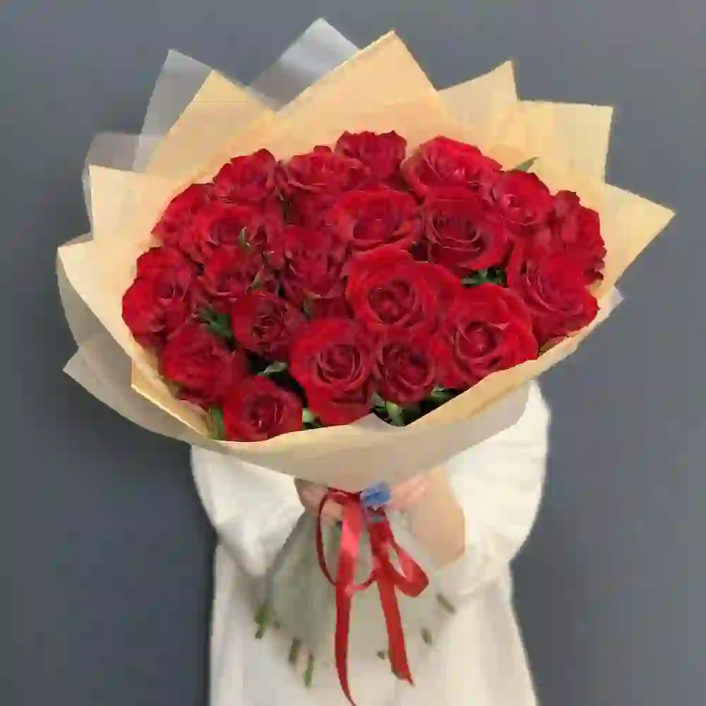 Roza buketi 21 ədəd