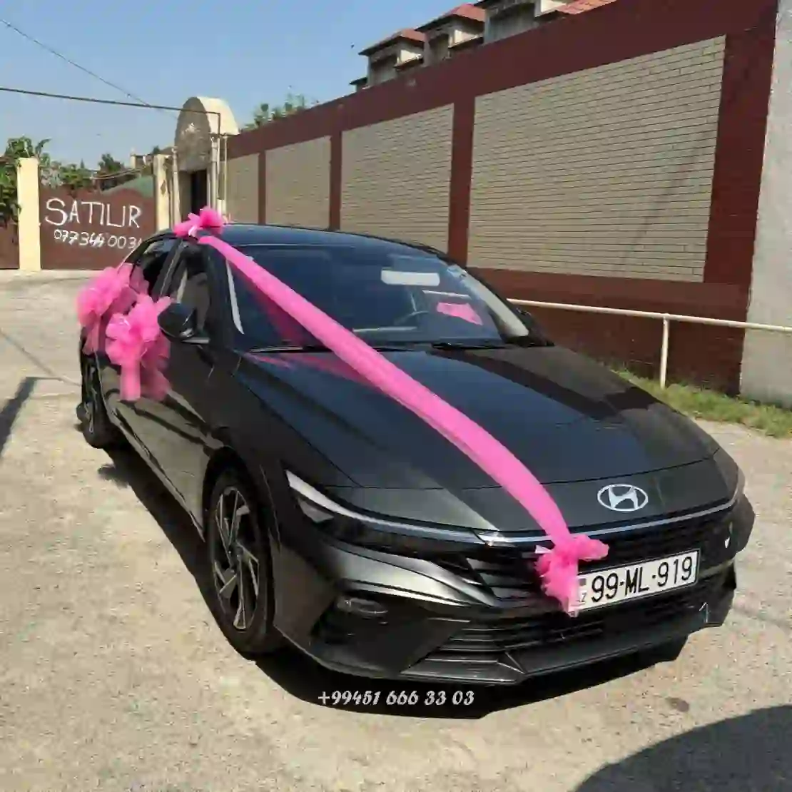 Maşın bəzəyi xəstaxana çıxışı üçün