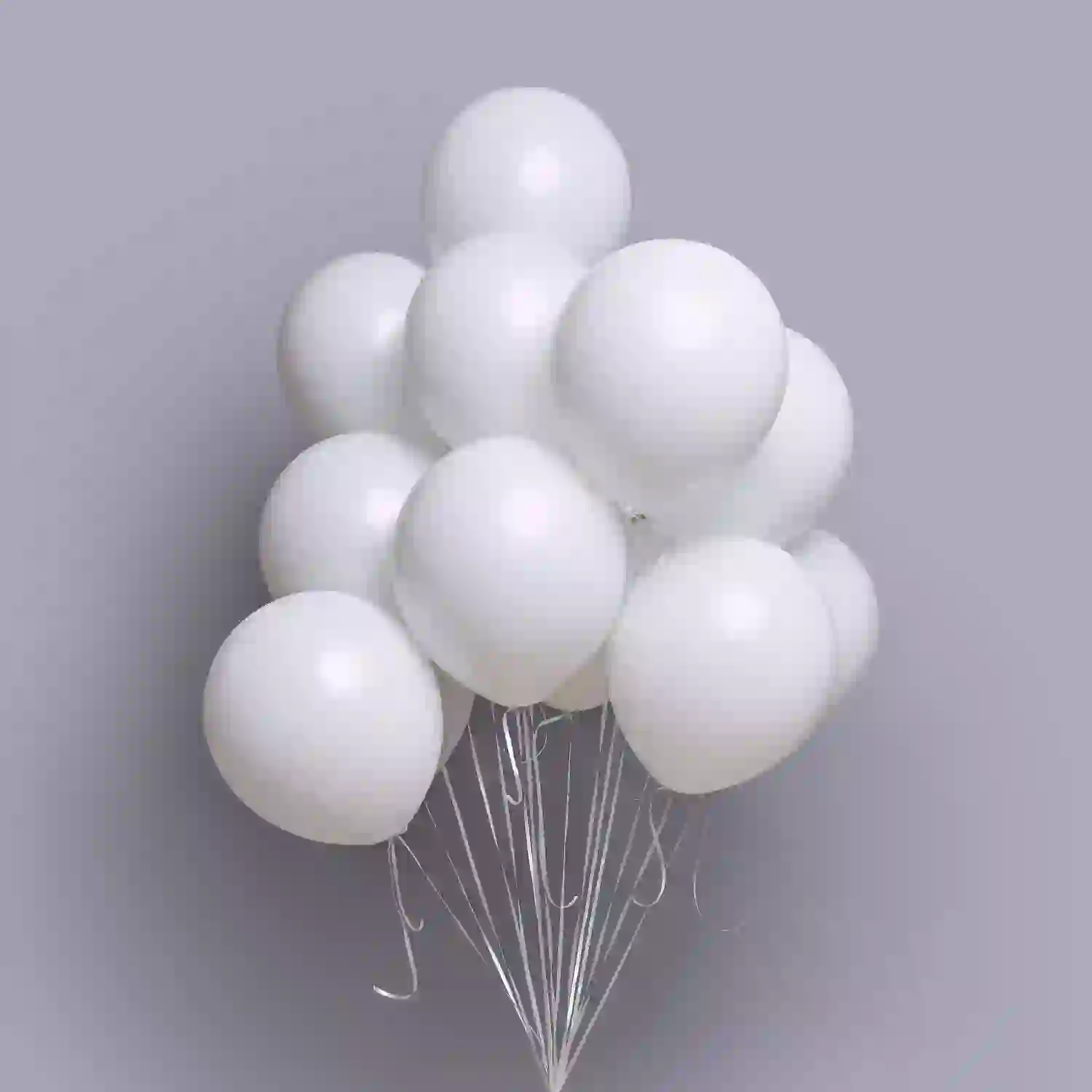 Helium şarlar 11 ədəd ağ