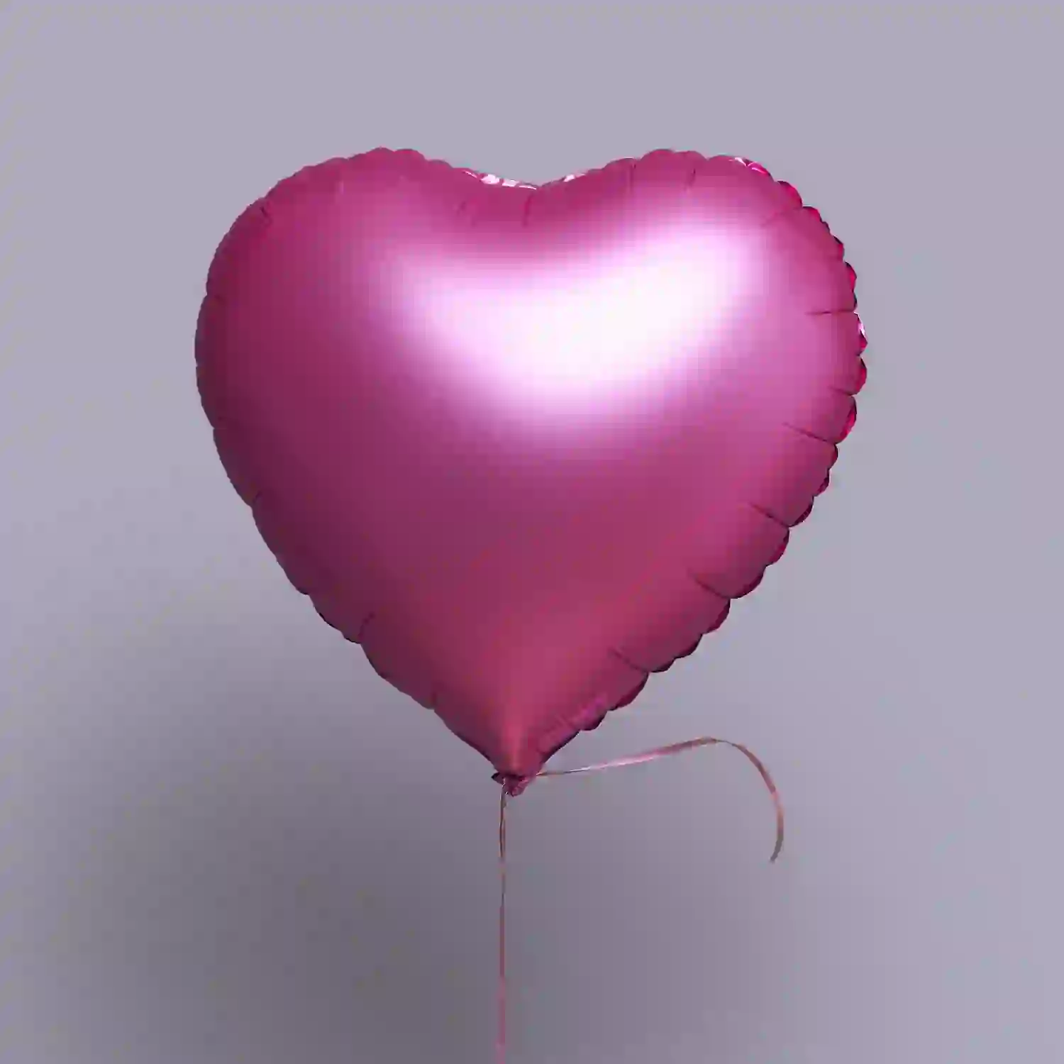 Helium şar pembe ürək