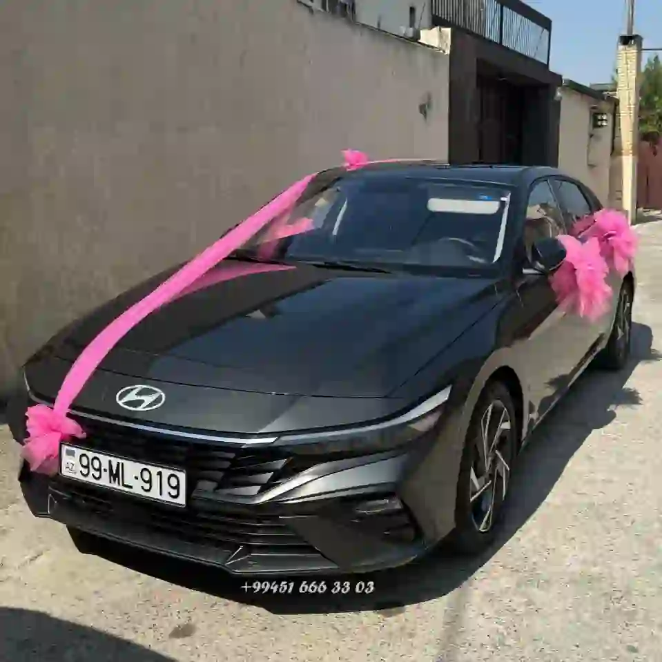 Maşın bəzəyi xəstaxana çıxışı üçün