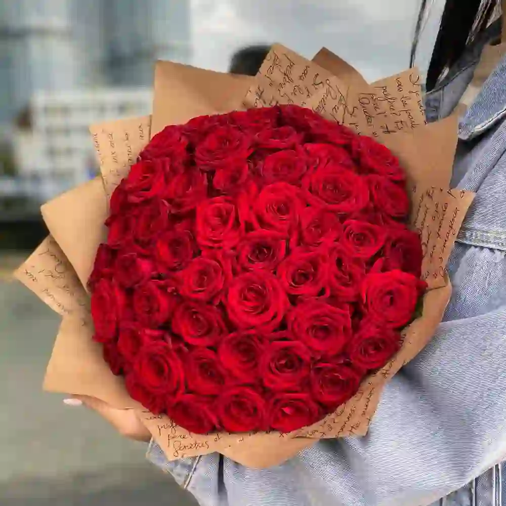 51 roza buket