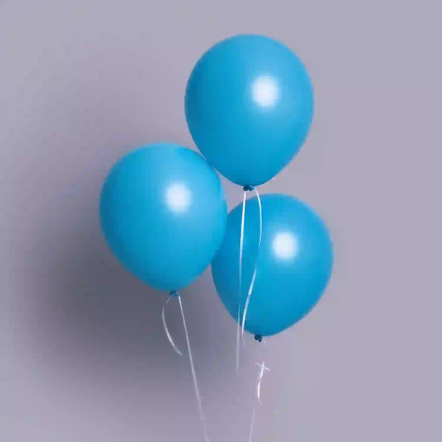 Helium şarlar 3 ədəd mavi
