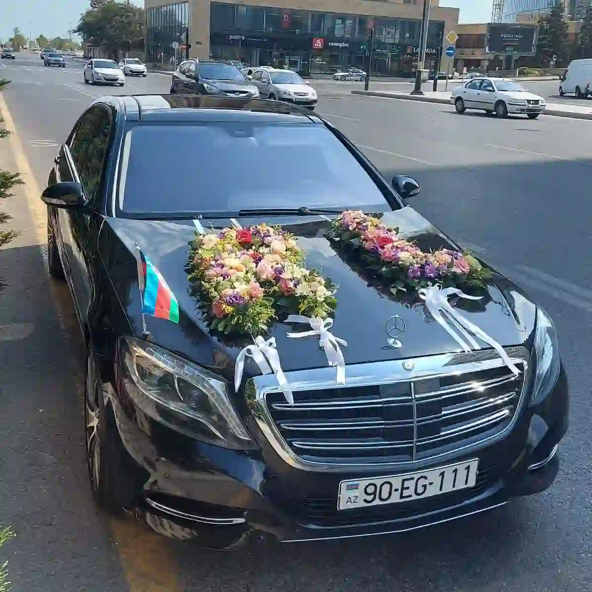 Gəlin maşını bəzəkləri hərflər