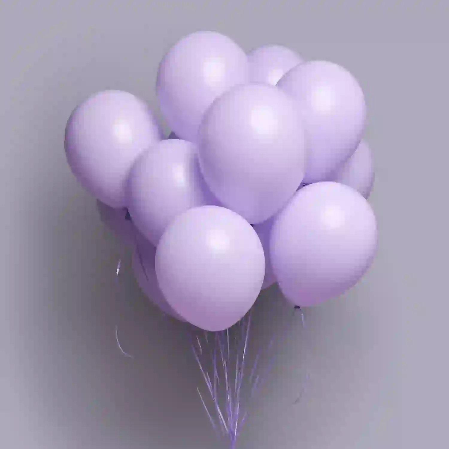 Helium şarlar 11 ədəd açıq bənövşəyi
