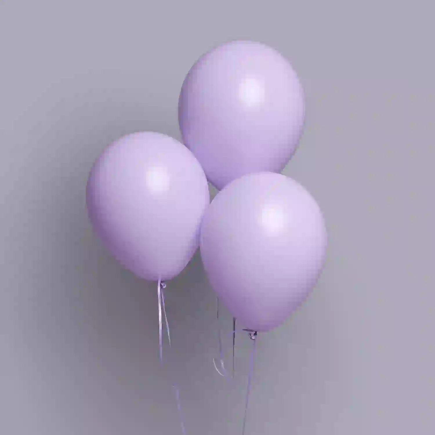 Helium şarlar açıq bənövşəyi 3 ədəd