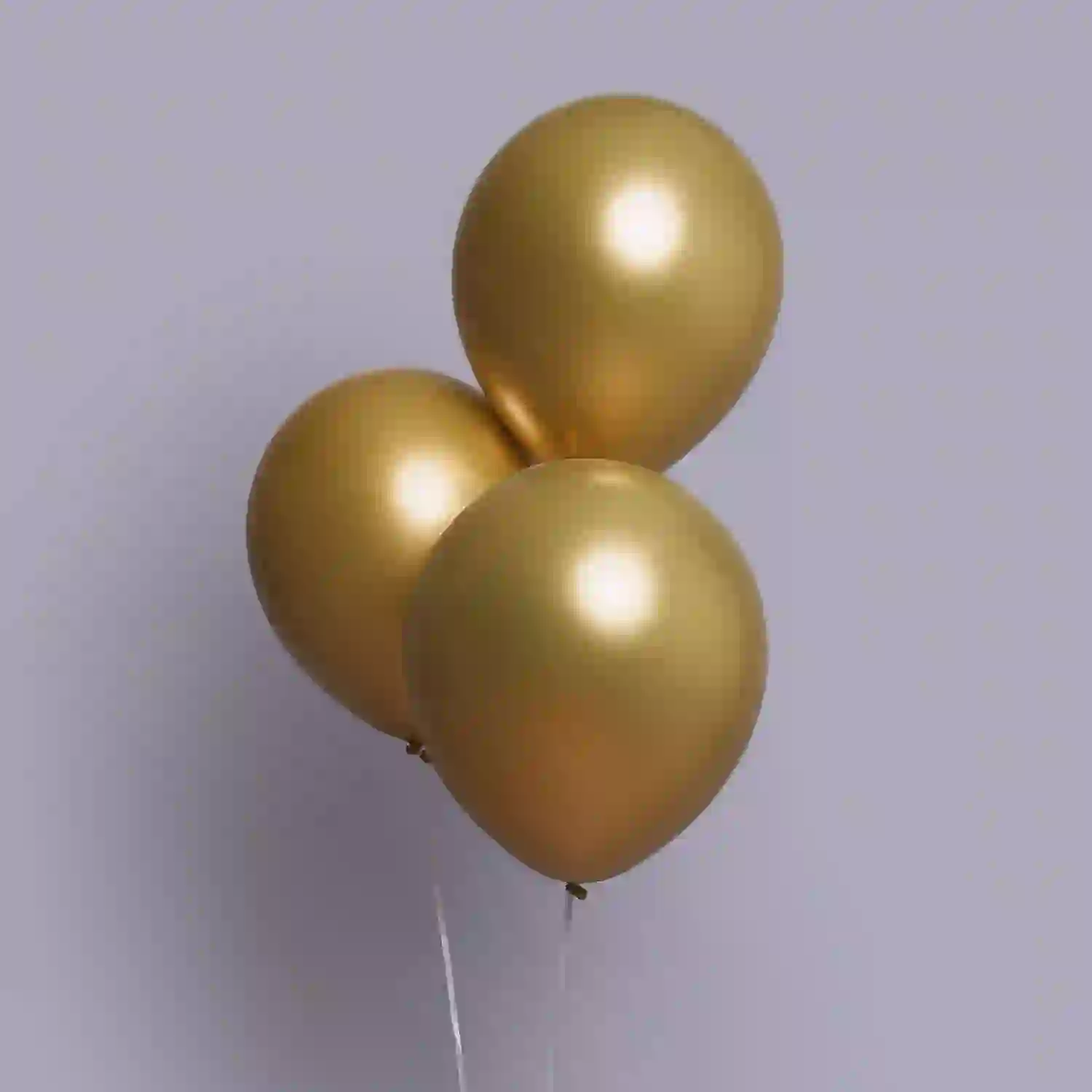 Helium şarlar xrom qızılı 3 ədəd